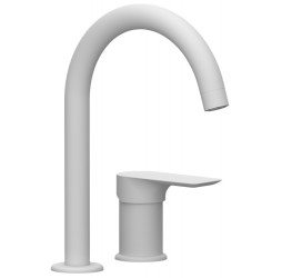 Смеситель для раковины Remer Infinity I57BO, белый матовый