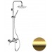 Душевая система Remer Class Line L34X7MMM20BG, золото брашированное