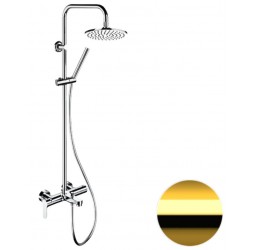 Душевая система Remer Class Line L34X7MMM20DO, золото глянцевое