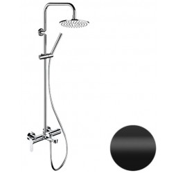 Душевая система Remer Class Line L34X7MMM20NO, черный матовый