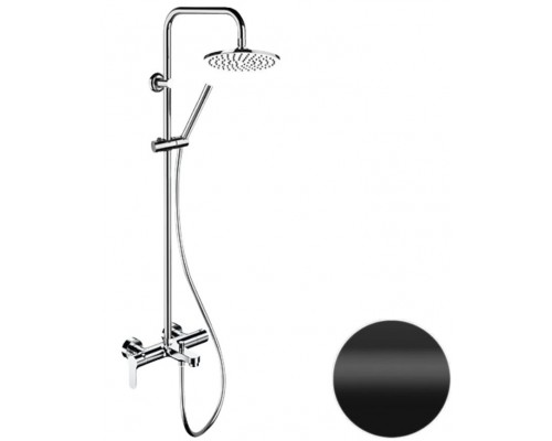 Душевая система Remer Class Line L34X7MMM20NO, черный матовый