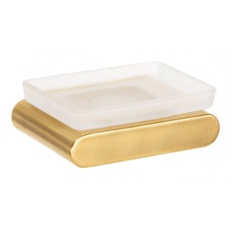 Мыльница Remer Lounge LN10BG, золото брашированное