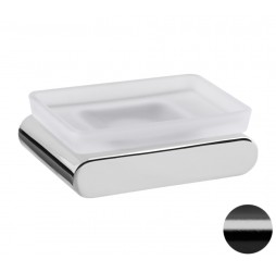 Мыльница Remer Lounge LN10CFP, черный брашированный хром