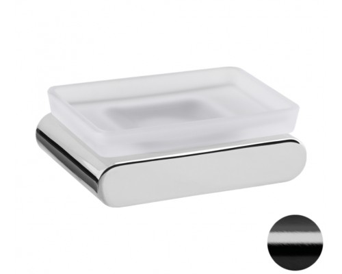 Мыльница Remer Lounge LN10CFP, черный брашированный хром