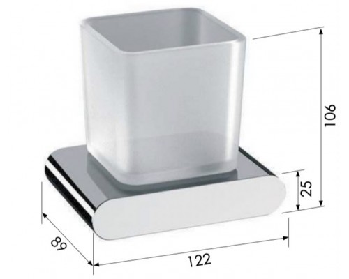 Стакан Remer Lounge LN15RL, медь глянцевая