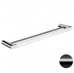 Полотенцедержатель двойной 60 см Remer Lounge LN33CFP, черный брашированный хром