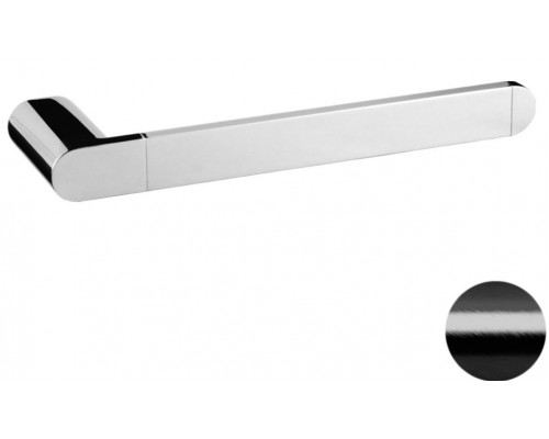 Полотенцедержатель Remer Lounge LN44CFP, черный брашированный хром