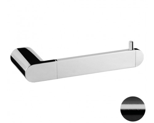 Бумагодержатель Remer Lounge LN61CFP, черный брашированный хром