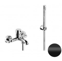 Смеситель для ванны Remer Metrica MC02NO, черный матовый