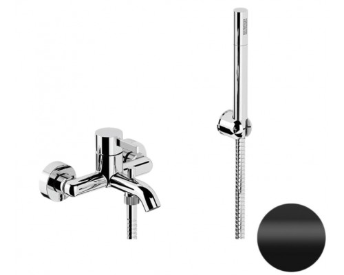 Смеситель для ванны Remer Metrica MC02NO, черный матовый