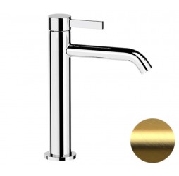 Смеситель для раковины Remer Metrica MC12ABG, золото брашированное