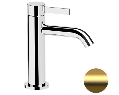 Смеситель для раковины Remer Metrica MC12BG, золото брашированное