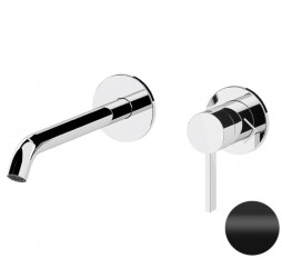 Смеситель для раковины Remer Metrica MC15PLNO, черный матовый