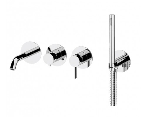 Смеситель для ванны Remer Metrica MC53D2P