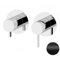 Смеситель для душа Remer Metrica MC92ZPNO, черный матовый