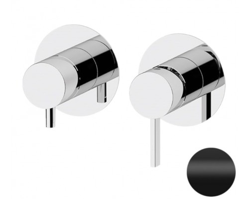 Смеситель для душа Remer Metrica MC92ZPNO, черный матовый