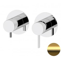 Смеситель для душа Remer Metrica MC93ZPBG, золото брашированное