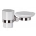 Стакан с мыльницей Remer Minimal INOX Mi17INOXCR, нержавеющая сталь