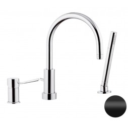 Смеситель для ванны Remer Minimal N072NO, черный матовый