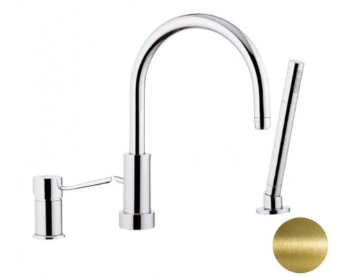 Смеситель для ванны Remer Minimal N072VO, бронза