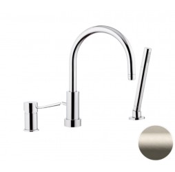 Смеситель для ванны Remer Minimal N072XV, сталь