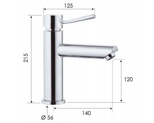 Смеситель для раковины Remer Minimal N11A