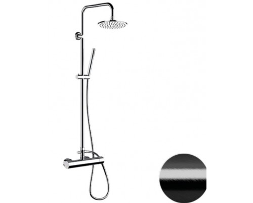 Душевая система Remer Minimal N37RX7MMM20CFP, черный брашированный хром