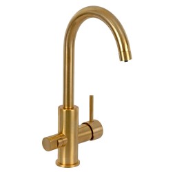 Смеситель для кухни Remer X Style N792DWBG, золото брашированное