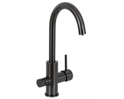 Смеситель для кухни Remer X Style N792DWCFP, черный брашированный хром