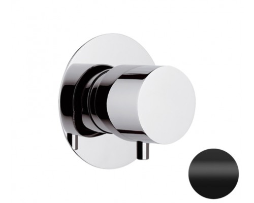 Дивертер на 3 выхода Remer X Style N93DEV3NO, черный матовый