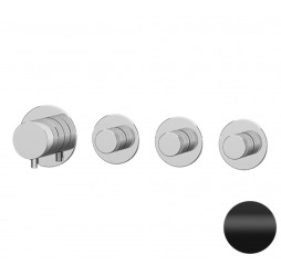 Смеситель для душа Remer X Style N98D3PNO, черный матовый