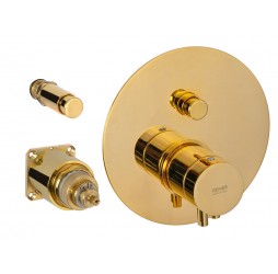 Смеситель для душа Remer Elegance NT09KBDO, золото глянцевое