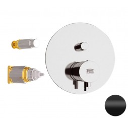 Смеситель для душа Remer Elegance NT09KBNO, черный матовый