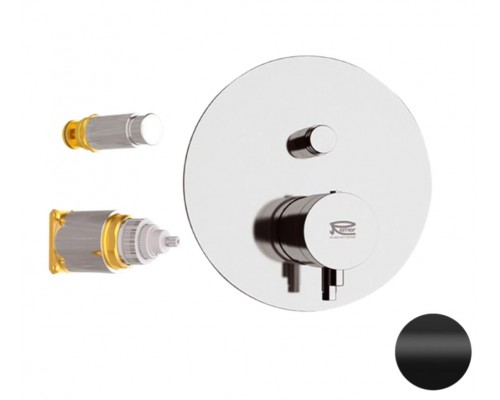 Смеситель для душа Remer Elegance NT09KBNO, черный матовый