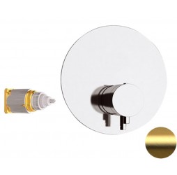 Смеситель для душа Remer Elegance NT30KBBG, золото брашированное