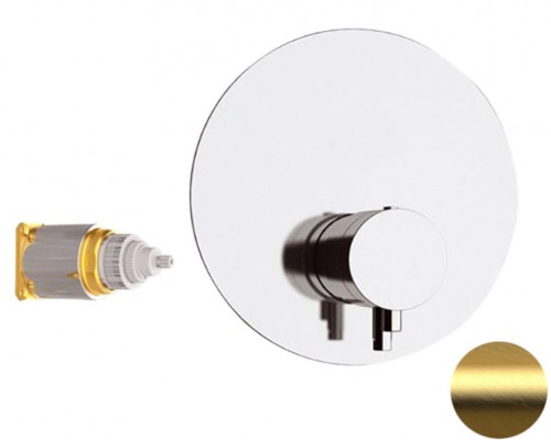 Смеситель для душа Remer Elegance NT30KBBG, золото брашированное