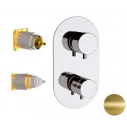 Смеситель для душа Remer Elegance NT92KBVO, бронза