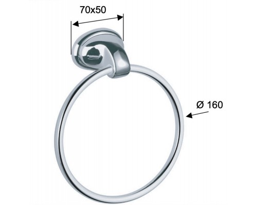 Полотенцедержатель Remer 900 NV44CR