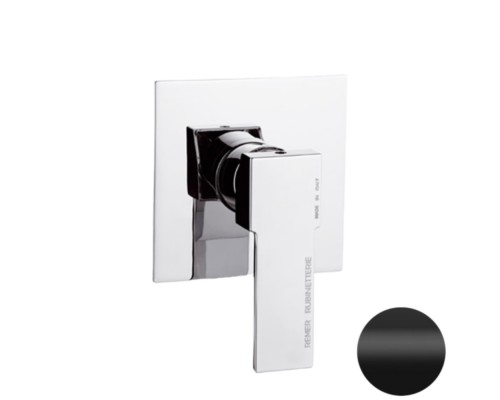 Смеситель для душа Remer Qubika Q30NO, черный матовый