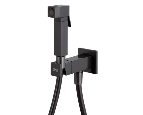 Гигиенический душ Remer Absolute Q64CFP, чёрный брашированный хром