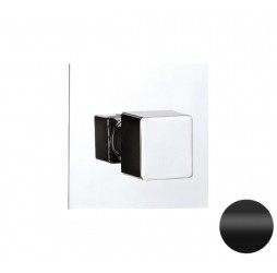 Дивертер на 3 выхода Remer Qubika Q93DEV3NO, черный матовый