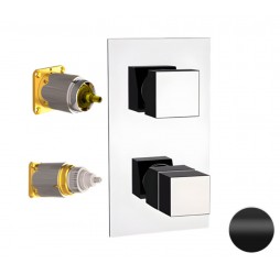 Смеситель для душа Remer Q-Elegance QT92KBNO, черный матовый