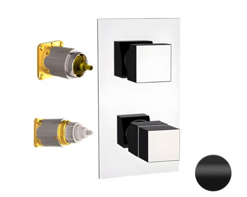 Смеситель для душа Remer Q-Elegance QT92KBNO, черный матовый