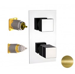 Смеситель для душа Remer Q-Elegance QT92KBVO, бронза