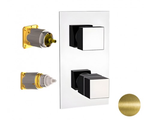 Смеситель для душа Remer Q-Elegance QT93KBVO, бронза