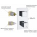 Смеситель для душа Remer Q-Elegance QT93KBXV, сталь
