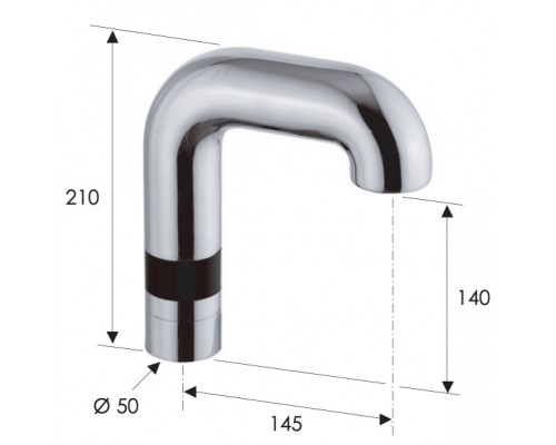 Кран сенсорный для раковины Remer Sensor SE15