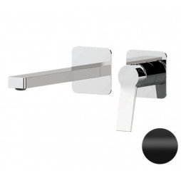 Смеситель для раковины Remer Slash SL15PLNO, черный матовый