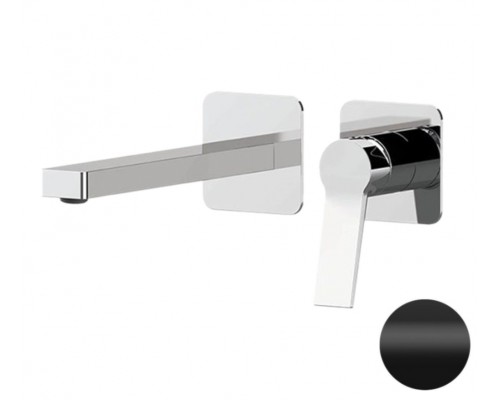 Смеситель для раковины Remer Slash SL15PLNO, черный матовый