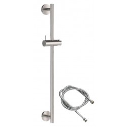 Душевая стойка 66 см с шлангом Remer INOX SS317M332, нержавеющая сталь